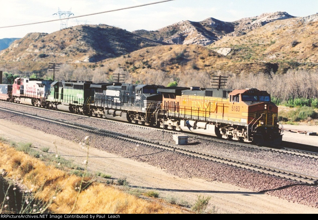 Stack train climbs east